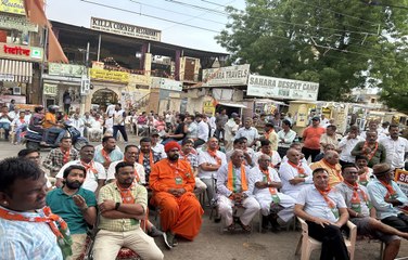 भाजपा कार्यकर्ताओं ने देखा प्रधानमंत्री का शपथ ग्रहण समारोह का सीधा प्रसारण