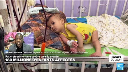 Selon l'Unicef, plus d'un quart des moins de 5 ans souffrent de "pauvreté alimentaire sévère" dans le monde