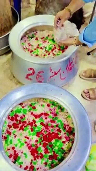 Street food in Pakistan during marriages
