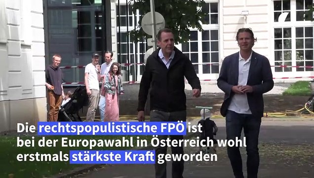 EU-Wahl: Rechtspopulistische FPÖ in Österreich stärkste Kraft