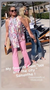 Συνάντηση κορυφής: Η Βίσση χορεύει παρέα με την Κιμ Κατράλ-«Η αγαπημένη μου από το Sex and the City»