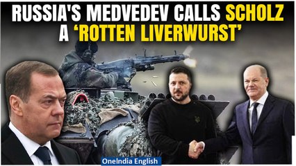 'LIVERWURST Nazi Ideology...': Putin's Aide Medvedev Blasts Scholz For Aiding Ukraine