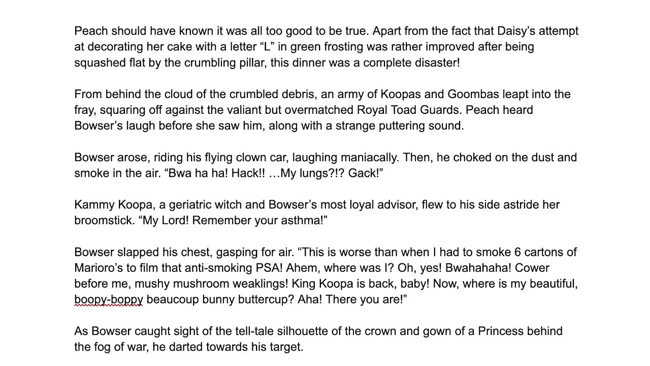 Bowsette's Princess Lessons - Chapter 1 (With Music and SFX)
