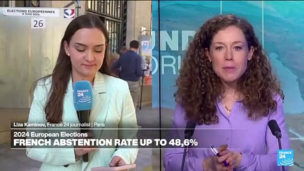 2024 European elections: French voter turnout at 45.26 percent as of 5pm