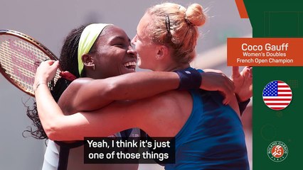 'I didn't think it would happen to me' - Gauff on first doubles Grand Slam trophy
