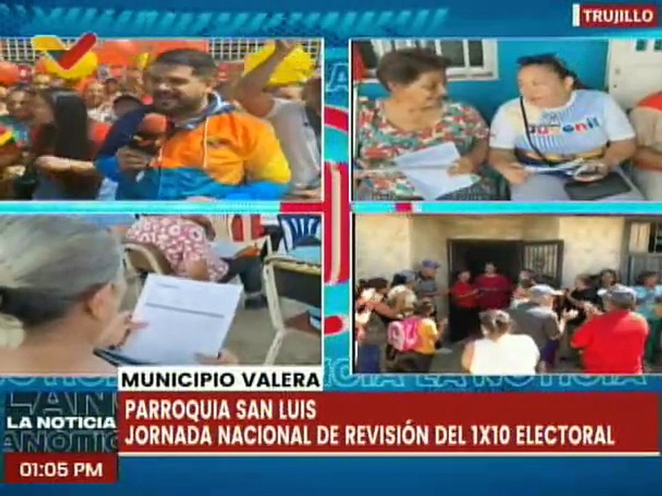 Comunas del mcpio. Valera en el edo. Trujillo garantizan casa a casa el triunfo del 1x10