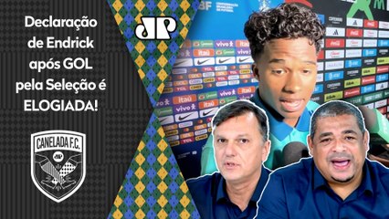 "O Endrick NÃO TÁ ERRADO em FAZER ISSO! Pra mim, ele..." DECLARAÇÃO após GOL pela Seleção é ELOGIADA