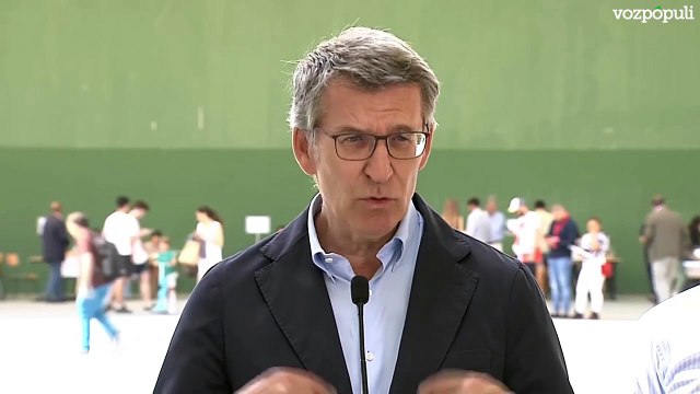 Feijóo anima a votar: Tenemos la posibilidad de responder a la situación política