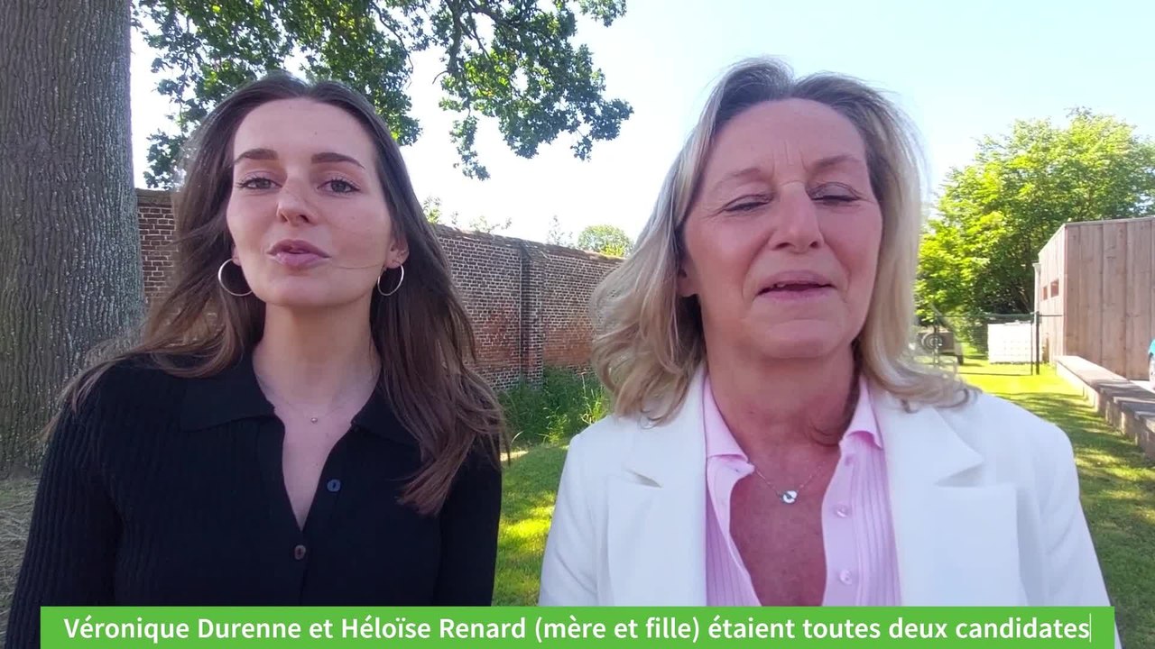 Élections 2024 : Véronique Durenne et Héloïse Renard, un premier scrutin entre mère et fille