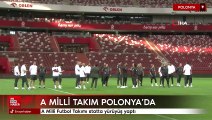 A Milli Futbol Takımı statta yürüyüş gerçekleştirdi