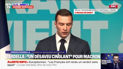 Résultats des élections européennes: Jordan Bardella demande au président de la République "d'organiser de nouvelles élections législatives"