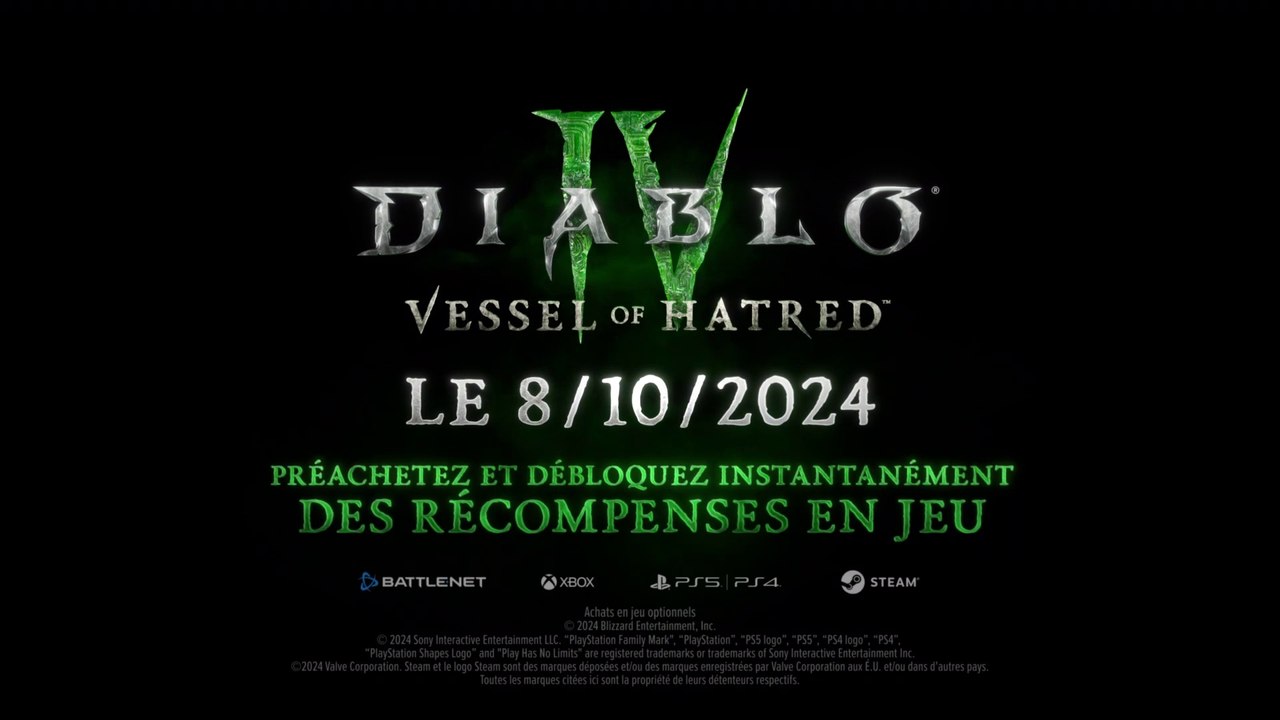 Diablo IV Vessel of Hatred - Bande-annonce Xbox Games Showcase 2024