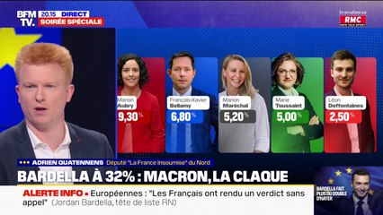 Dissolution de l'Assemblée nationale: "Nous y sommes prêts" affirme Adrien Quatennens