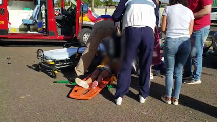 Criança fica ferida após ser atingia por carro na Região do Ciro Nardi