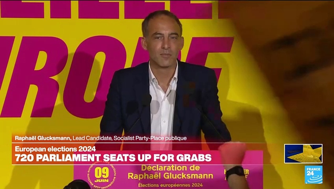 2024 European elections: French socialist party frontrunner Glucksmann's speech