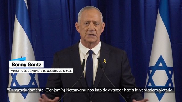 Netanyahu nos impide alcanzar la victoria : Benny Gantz al abandonar el Gobierno de Israel