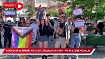 Eskişehir'de izinsiz gösteri düzenleyen gruptan 10 kişiye gözaltı