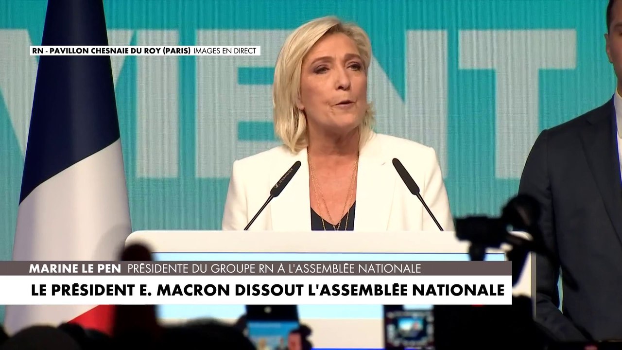 Marine Le Pen : «Quand le peuple vote, le peuple gagne»