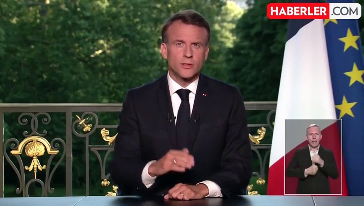 Fransa Cumhurbaşkanı Macron, Meclis'i feshederek erken seçim çağrısı yaptı
