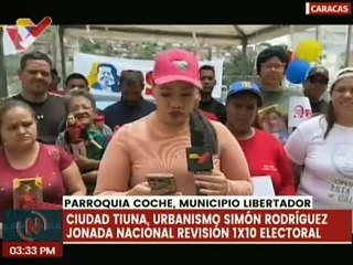 Caracas | Militantes continúan con el registro del 1X10 electoral en el mpcio. Libertador