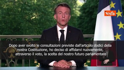 Europee in Francia, Macron: Affido ai cittadini la scelta del futuro parlamentare