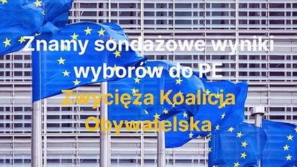 Znamy sondażowe wyniki wyborów do PE. Wygrywa Koalicja Obywatelska