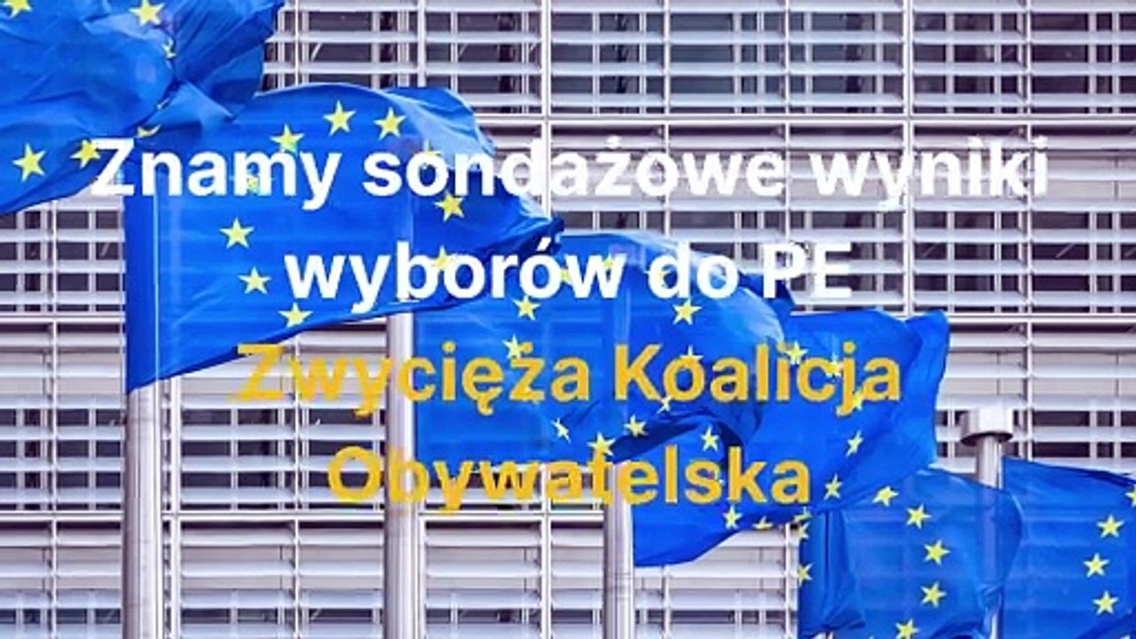 Znamy sondażowe wyniki wyborów do PE. Wygrywa Koalicja Obywatelska