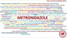 Other names for metronidazole