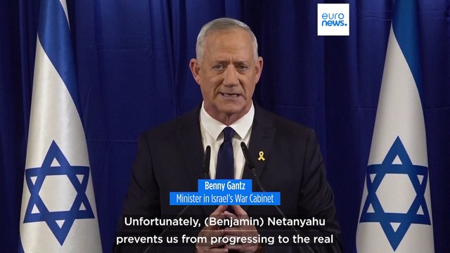 Israeli centrist politician Benny Gantz resigns from Netanyahu's war cabinet