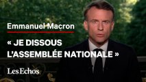 « Je dissous l’Assemblée nationale » : l’allocution d’Emmanuel Macron après les Européennes