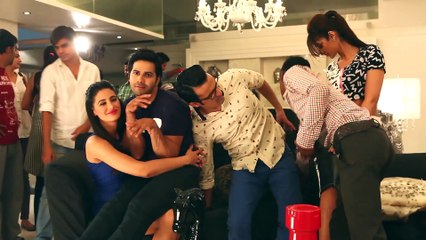 THREESOME Varun Dhawan, Nargis Fakhri &  Ileana Dcruz of MEIN TERA HERO on Freaky Fridays