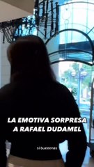 ¡Amanda Dudamel sorprendió a su padre Rafael Dudamel en Colombia!