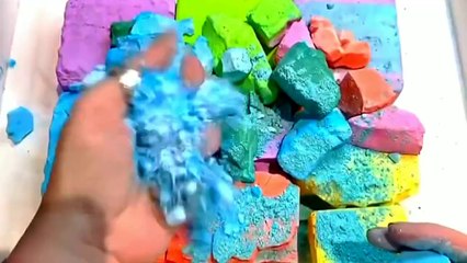 dyed gym chalk compilation __oddlysatisfying __gym chalk asmr