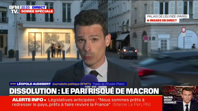 Législatives anticipées: On y va pour gagner explique l'entourage d'Emmanuel Macron à BFMTV