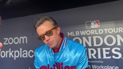Rob McElhenney talks Wrexham and being a Phillies fan