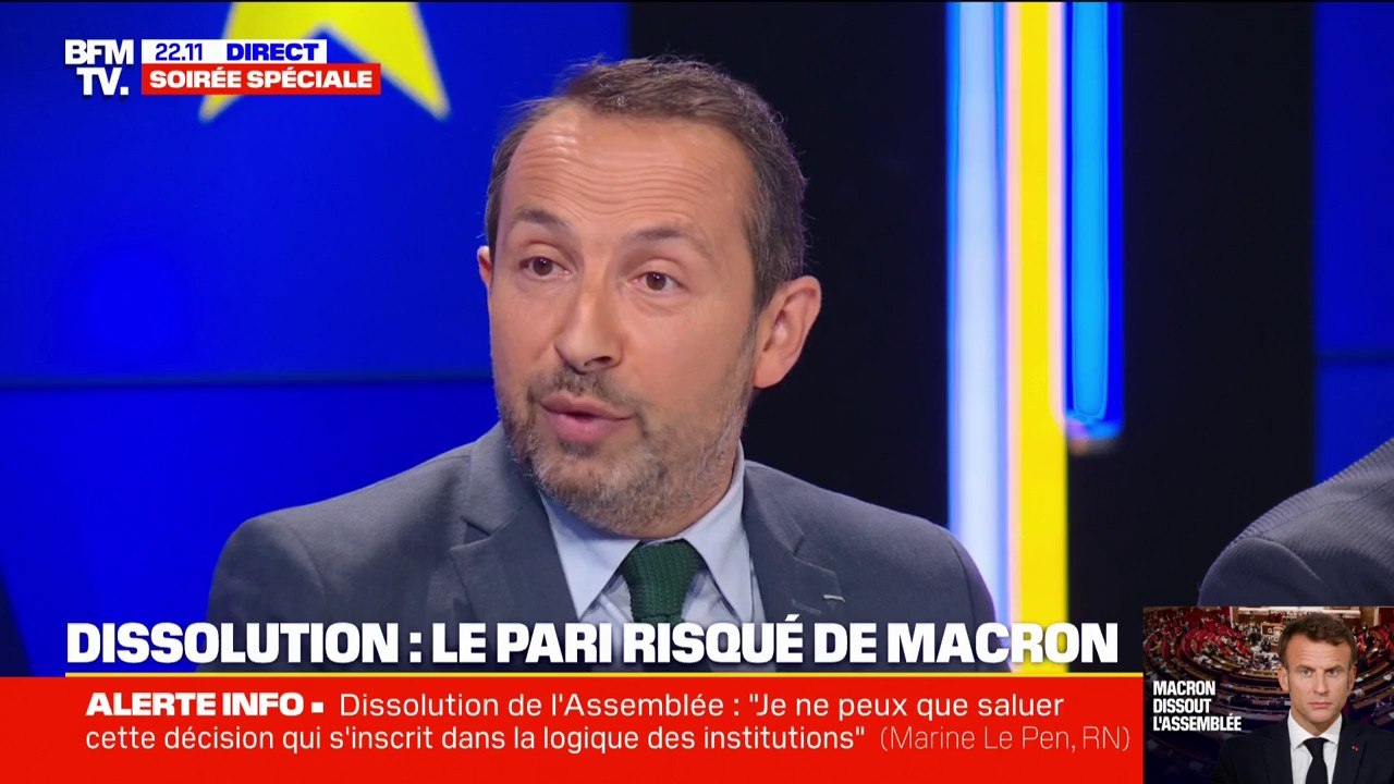 Élections législatives anticipées: "On a déjà dit qu'on voulait Jordan Bardella à Matignon", affirme Sébastien Chenu (RN)