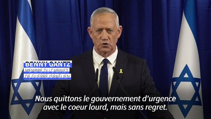 Israël: Benny Gantz démissionne du gouvernement et appelle à des élections