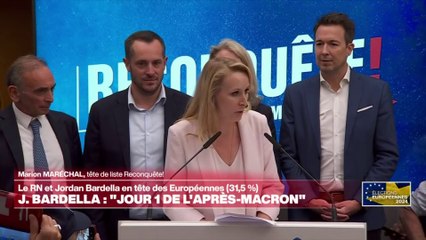 Marion Maréchal appelle à une "coalition des droites", du Rassemblement national aux Républicains