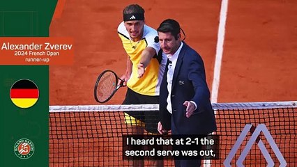 French Open disappointment 'different' to US Open defeat - Zverev