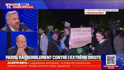 "Vous êtes un grand agent électoral de Marine Le Pen": échange tendu entre Éric Dupond-Moretti et Alexis Corbière
