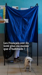 Les Français ont-ils voté plus ou moins que d'habitude ?