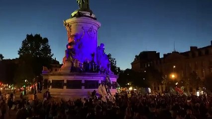 Protestation contre les résultats des élections européennes 2024"