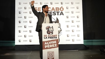 Alvise celebra su resultado en una discoteca de Chamberí: "Cuesta más exportar un tomate que importar un inmigrante ilegal"