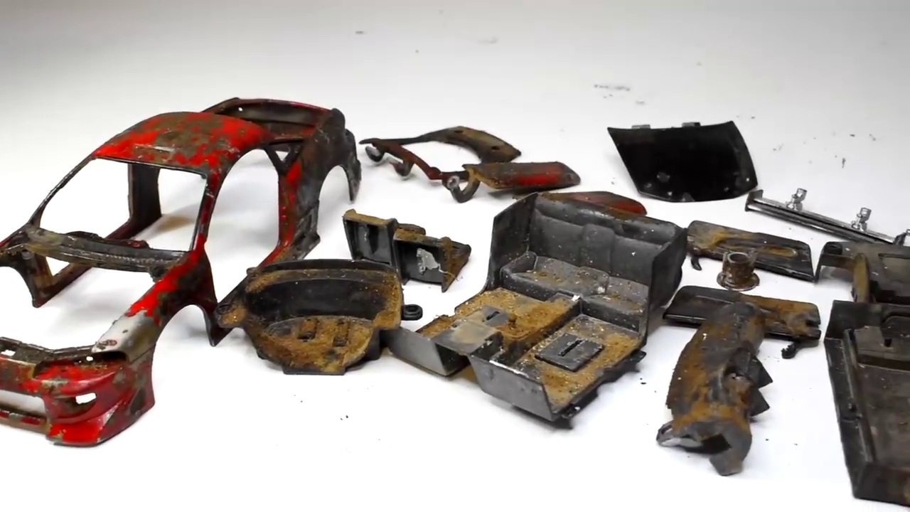 Restoration Abandoned Mitsubishi Eclipse Model Car #carrestoration #transfomationcars #rebuildingcars