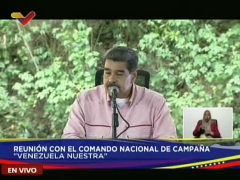 Pdte. Nicolás Maduro anuncia la constitución de la maquinaria electoral del 1X10X7