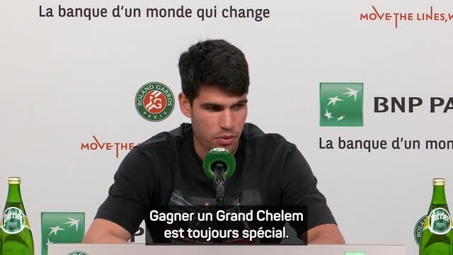 Roland-Garros - Alcaraz : La victoire en Grand Chelem dont je suis le plus fier