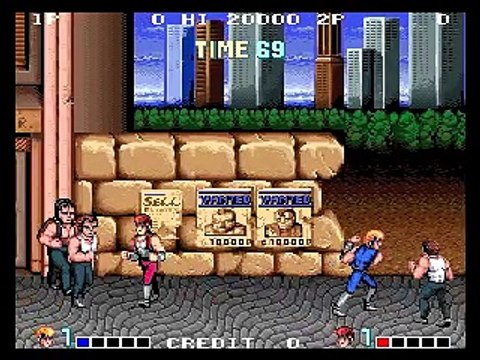 Double Dragon online multiplayer - arcade
