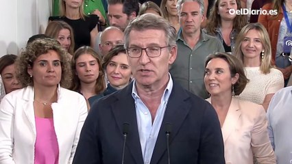 Feijóo: "Estamos ante un nuevo ciclo político, una nueva responsabilidad que asumimos con humildad y sentido de Estado"