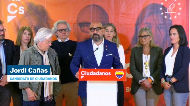 Cañas, tras la derrota de Ciudadanos: Hoy es un día triste, se cierra un ciclo