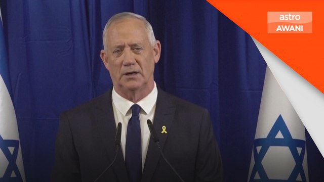 Menteri Israel Benny Gantz umum letak jawatan